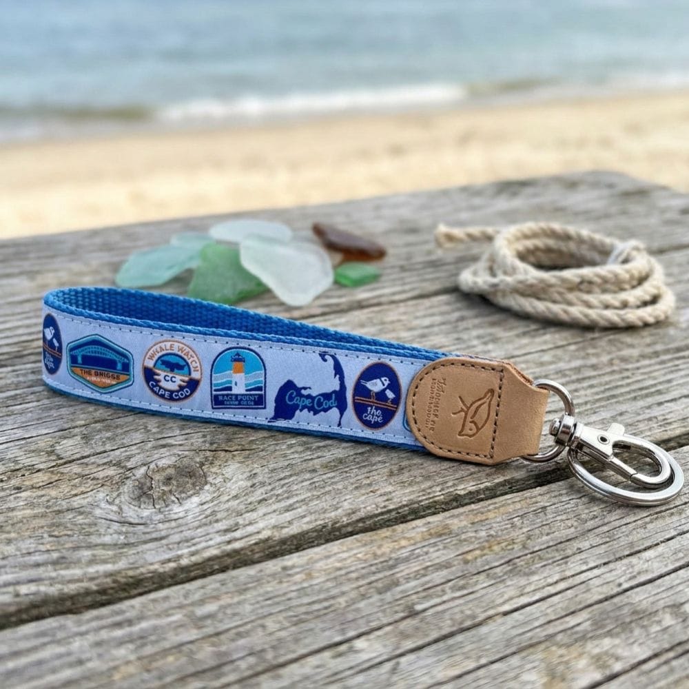 Cape Cod Chronicles Keychain – Coastal Wristlet Keychain
