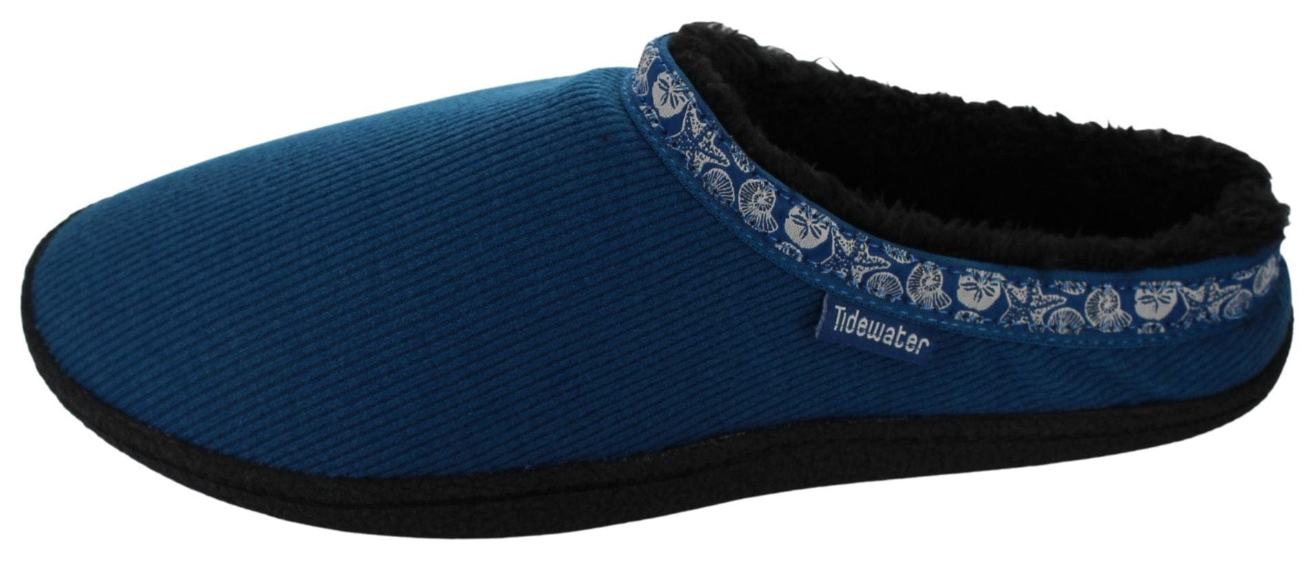 Navy Shell Slippers