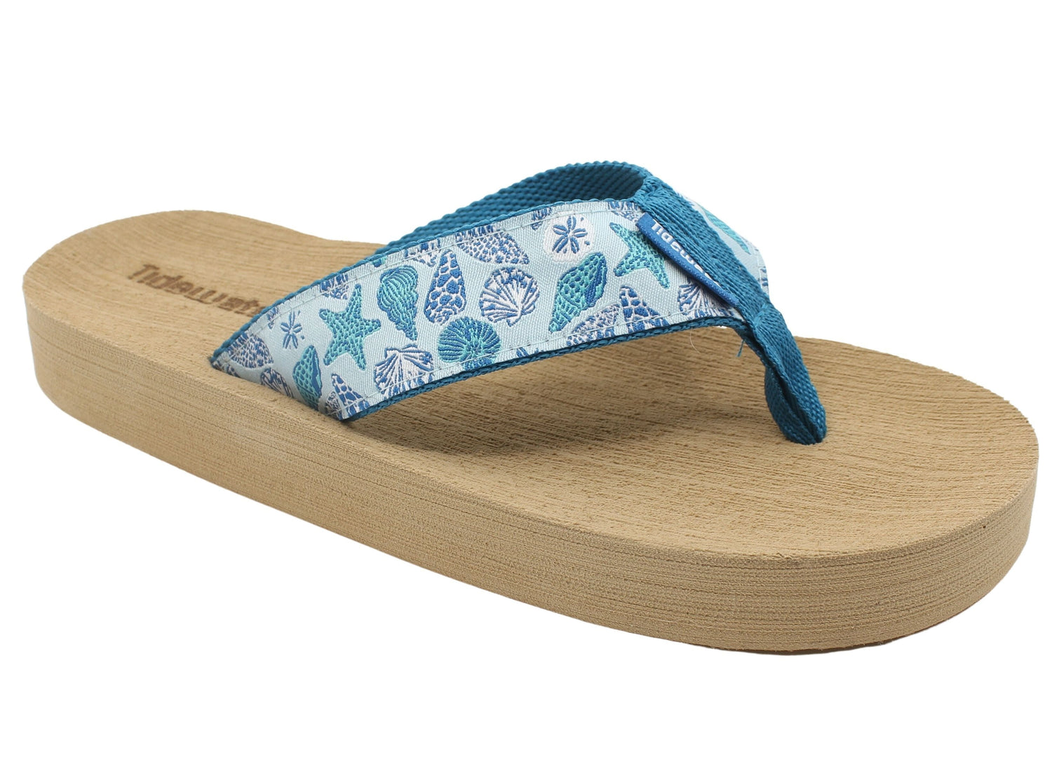 Blue Shells Flip Flops – Comfortable Arch Support Sandals 