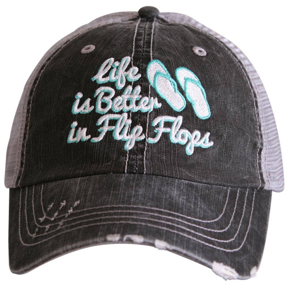 Life Is Better in Flip Flops Hat