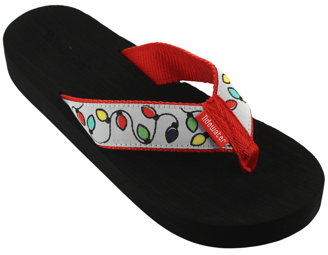 Flip Flops with Christmas Lights Tidewater Sandals